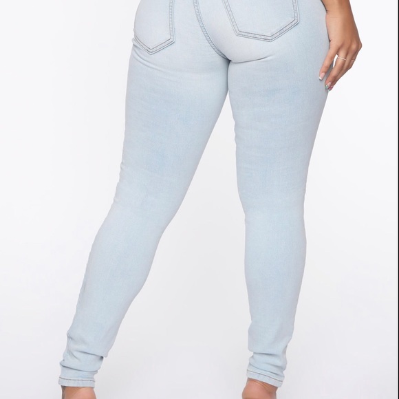 Flex Game  Low Rise Skinny Jeans - Bleach - Picture 4 of 13